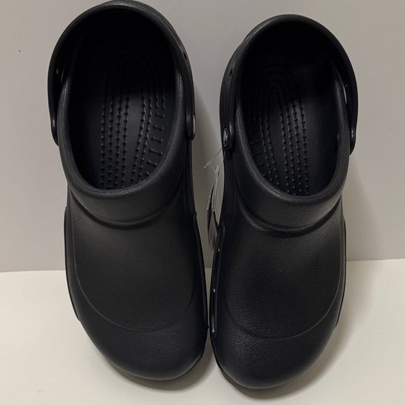 CROCS Bistro Work Clog Size 12 Men New with Tags  Black Clogs main image 6